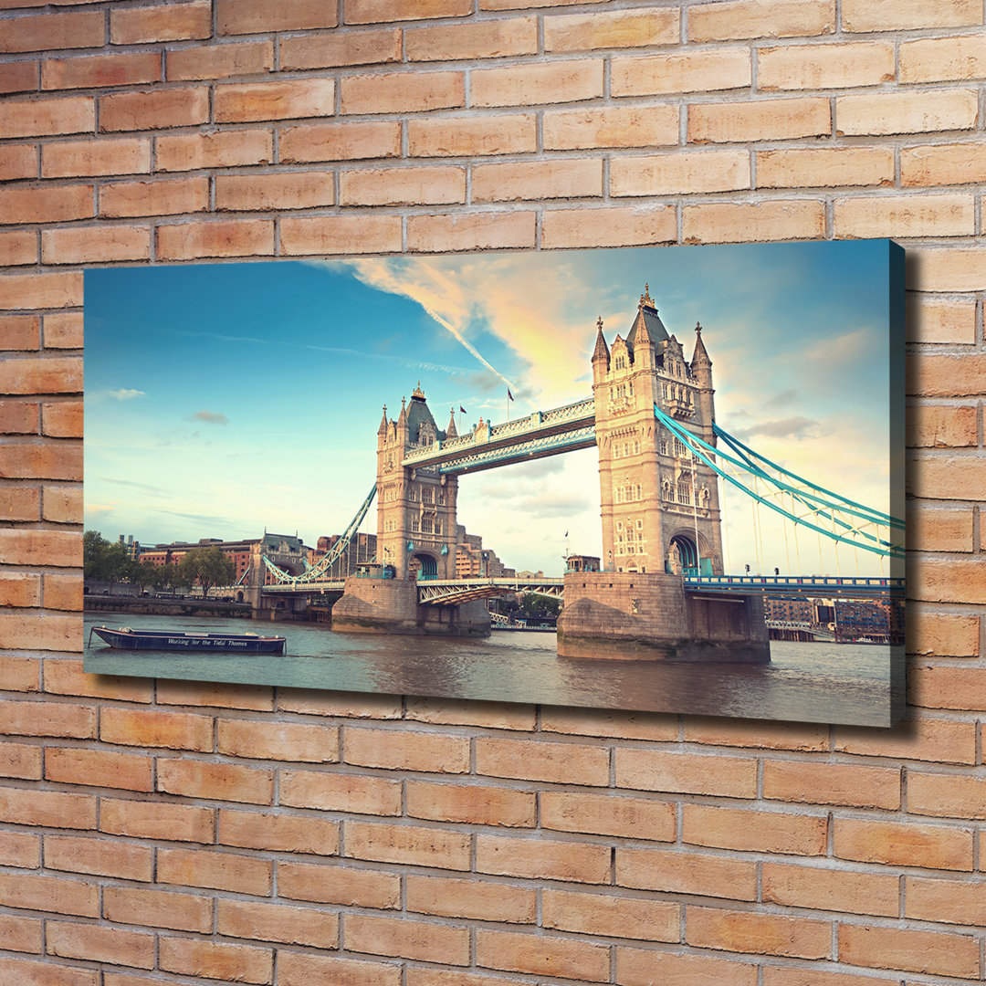 Tower Bridge London - Kunstdrucke auf Segeltuch