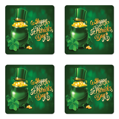 Square 4 Piece Coaster Set