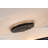 Juleana Mazant 3 Light Semi Flush in Black and Chrome