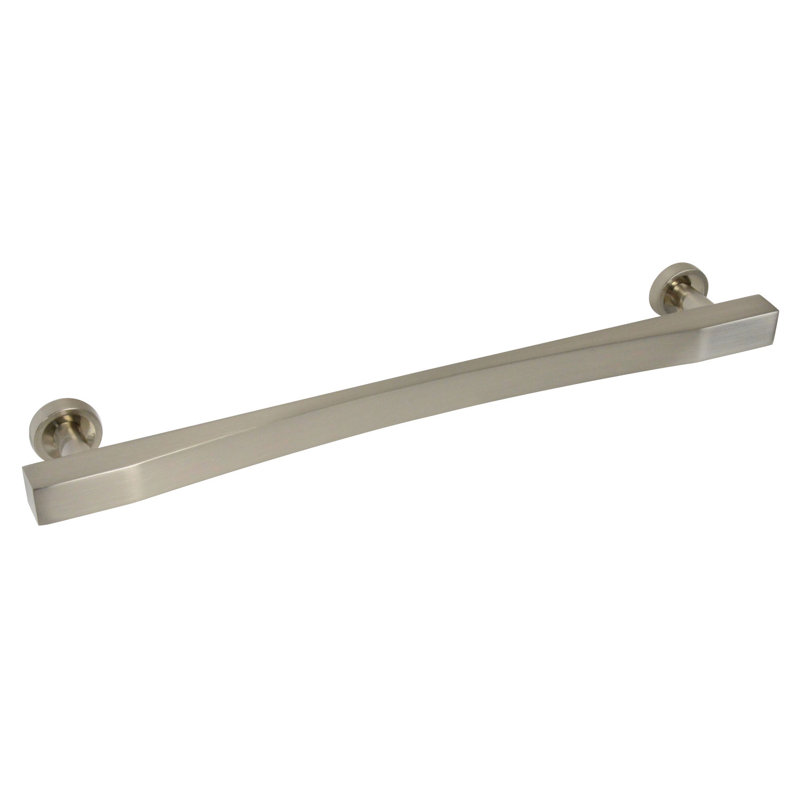 Poignée barre 13/16 po Arc 8, Nickel satiné