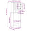 Toilet Cabinet VIGO 60 X 27 X 161 Cm Solid Pine Wood-1522947971