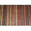 Aryana Wool Striped Area Rug in Red