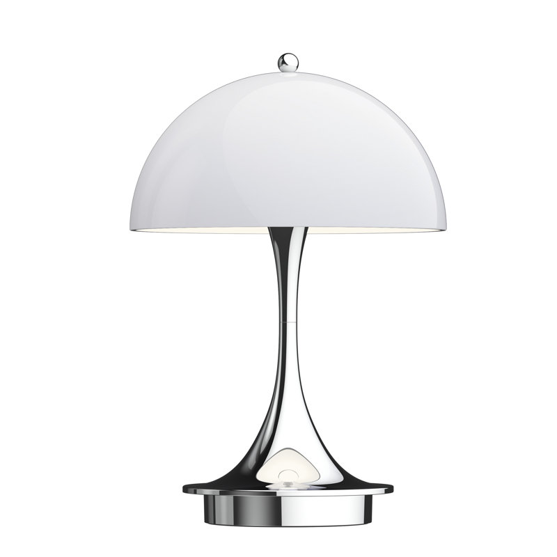 Panthella 160 Portable, White, Chrome, 2.5W