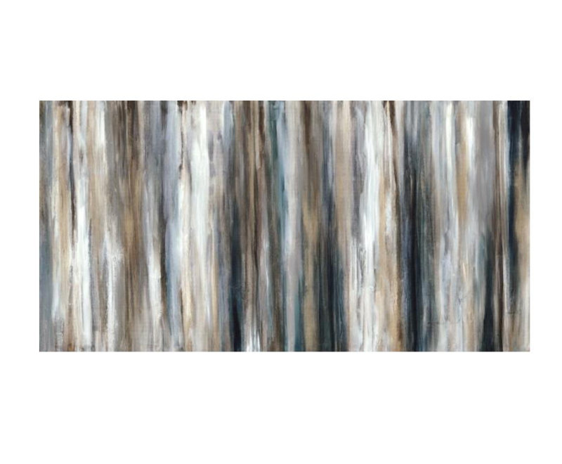 «Over the rain» par Beverly Fuller - Impression sur toile, Extérieur, H 30 po x l 59 po x P 1,5 po
