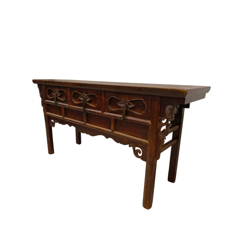 67.3 in. Solid Wood Console Table