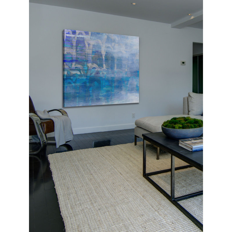 « abstract », reproduction d’art sur toile tendue, H 24 po x l 24 po