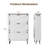 Tomoye 3 Tier Farmhouse Shoe Storage Cabinet-74240539