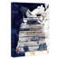Pensées bleues profondes - Impression sur toile-51240091-51240098