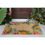 Demirhan Floral Handmade Tufted Ivory Area Rug