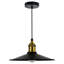 Mini-luminaire suspendu industriel 1 lumière pour la cuisine, la salle à manger, le couloir - base d'ampoule E26, compatible DEL - hauteur réglable avec certification BACL-545112801