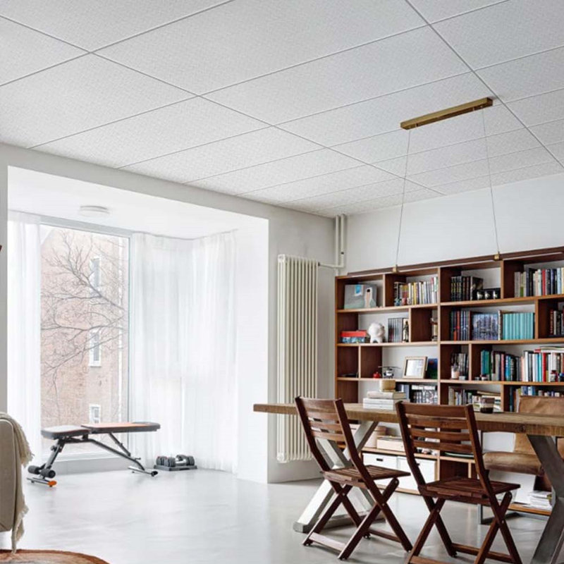 Carreau de plafond en polychlorure de vinyle (PVC) de L 48 po x l 24 po