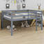 Lit mezzanine en bois avec échelle-446802496