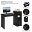  Computer Desk Laptop Table with Drawer & Shelves-390094487