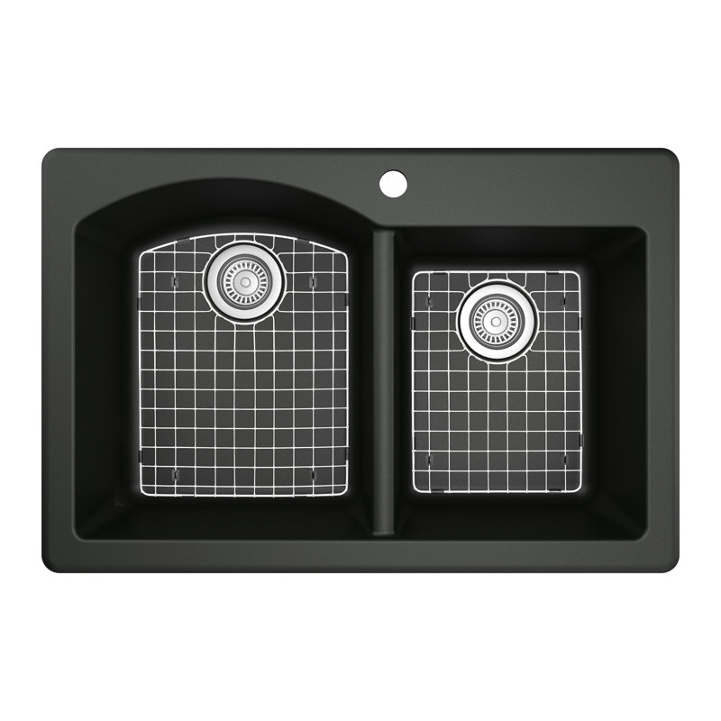 11 po Karran X 14 po Grille inférieure en acier inoxydable pour Qt-610 / Qu-610 Large