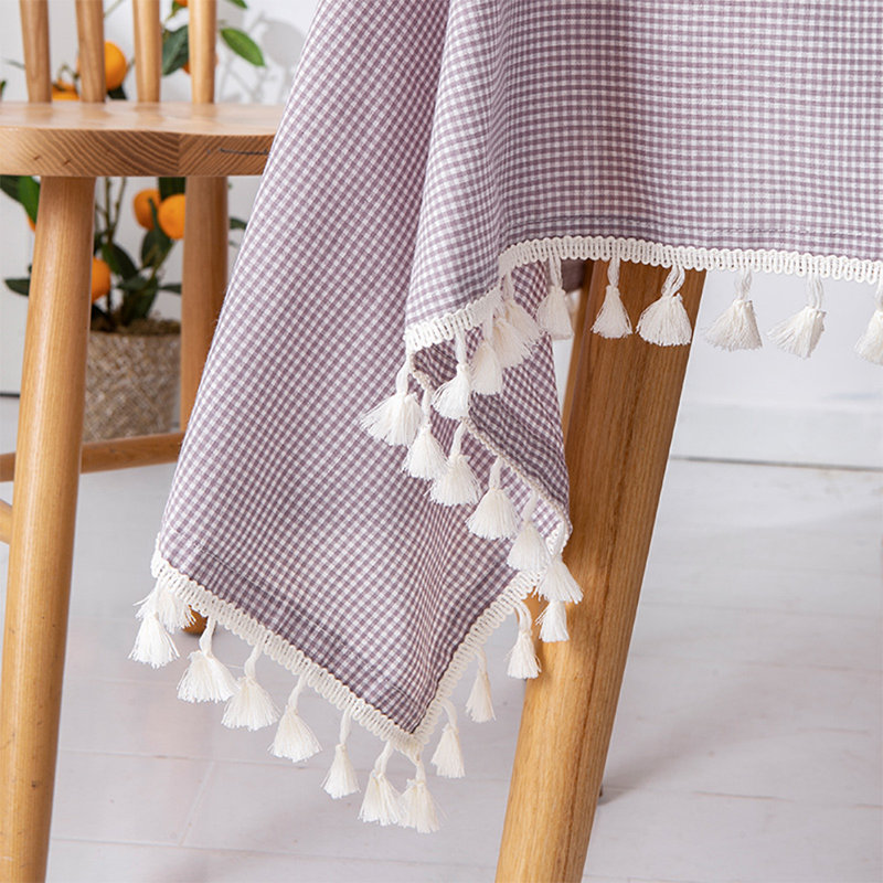 Lillyah 100% Cotton Tablecloth, 80'' x 56''