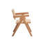 Paire de fauteuils d'extérieur - Finition naturelle pour un point de rassemblement chic de 2 chaises naturelles et modernes