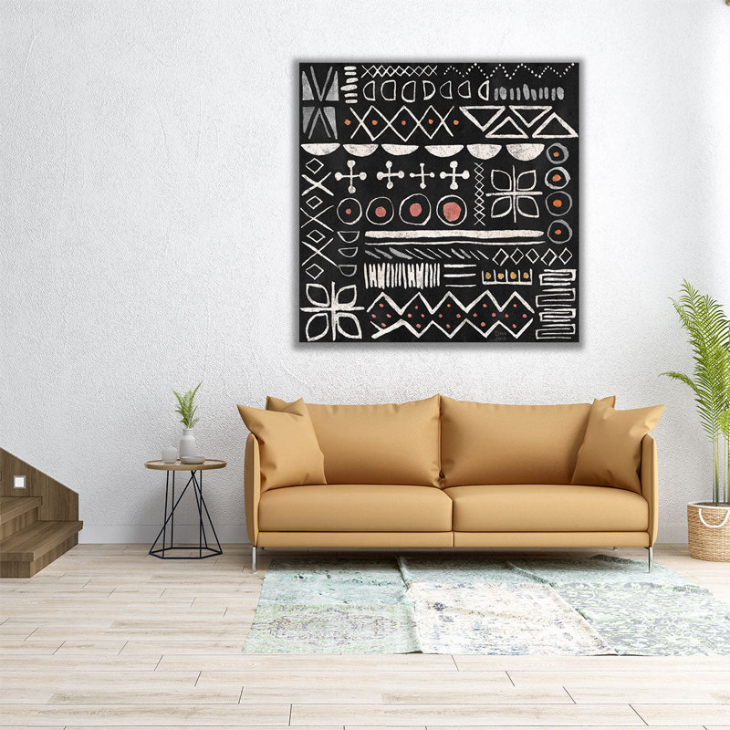 Kasbah Crush Pattern VB - reproduction d'art sur toile, H 40 po x l 40 po