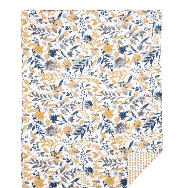 Natural Home Cotton Reversible Quilted Throw