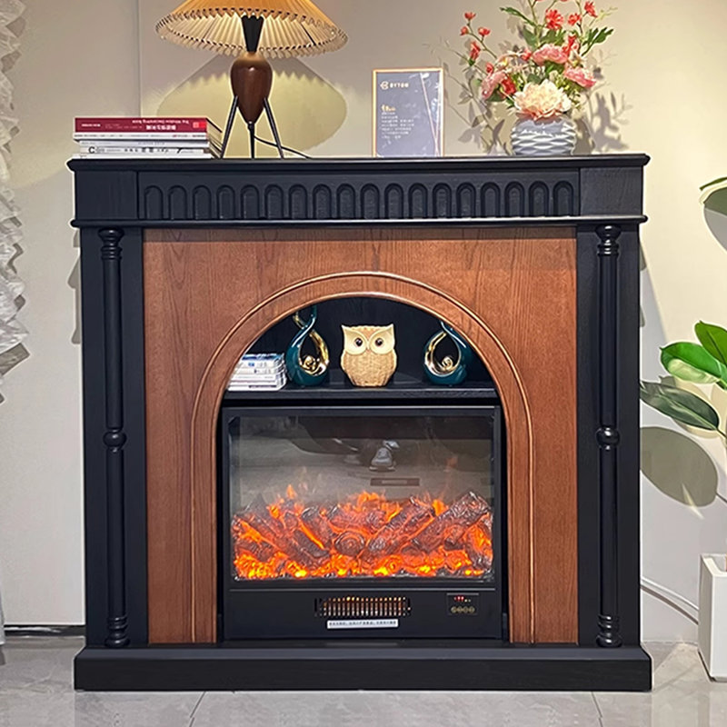 Wanlut Solid Wood Electric Fireplace