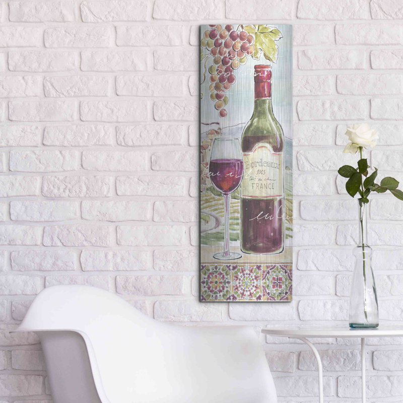 «Wine Country V» par Daphne Brissonnet, H 36 po x l 12 po