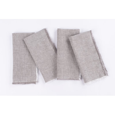 ENSEMBLE DE serviettes de table en lin RAPHAEL (ensemble de 4)