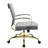 Naudain Leather Office Chair – Modern Executive Swivel Task Chair with Wheels, Adjustable Height & Padded Arms for Desk or Conference Room-58177233