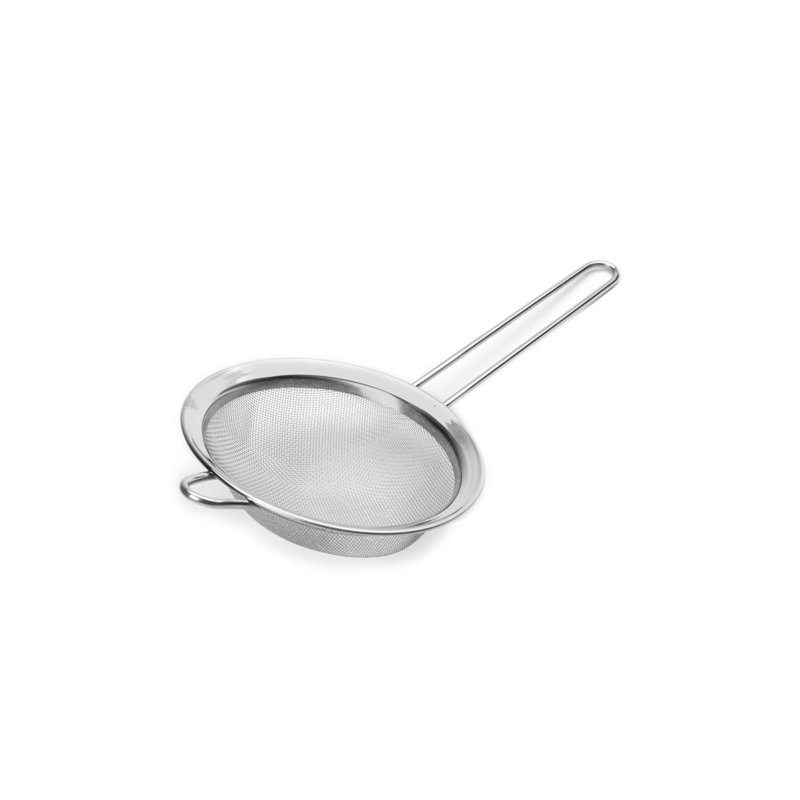 6-Inch Stainless Steel Fine Mesh Strainer with Long Handle