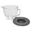 KitchenAid® 5 Quart Tilt-Head Glass Bowl with Measurement Markings & Lid