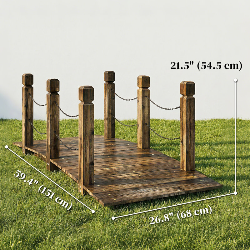 Passerelle Garden Bridge 5 pi résistante aux intempéries