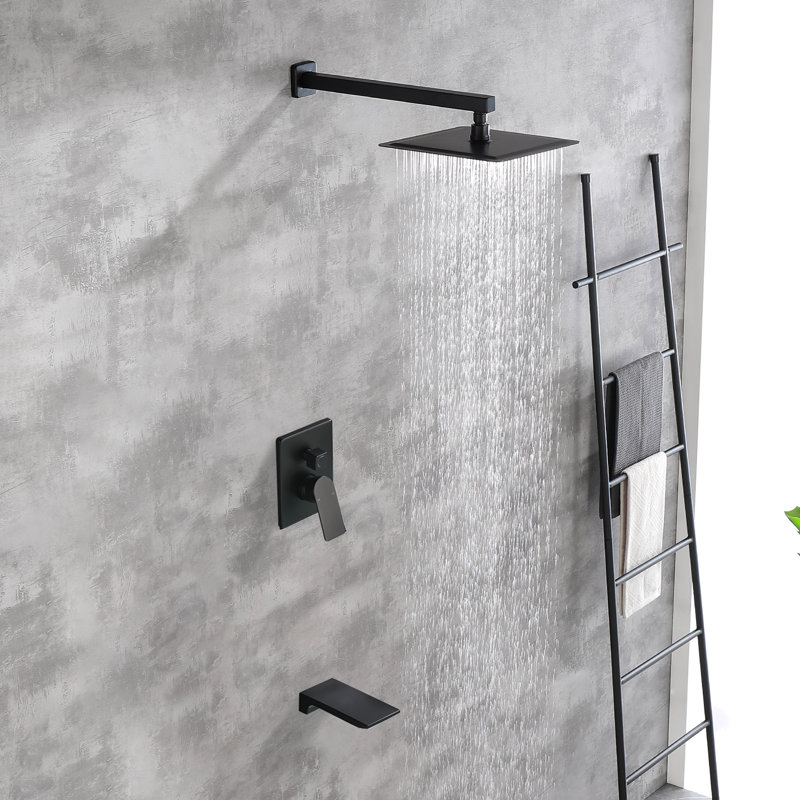 Tub & Shower Faucet, Black