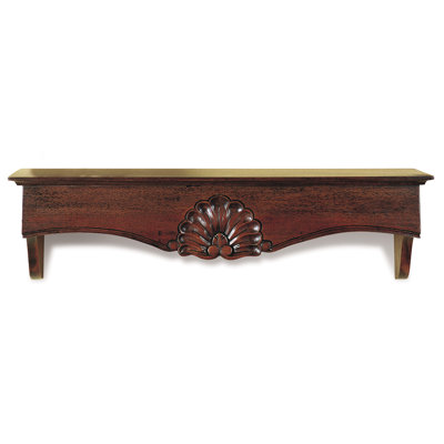 Keen Replicas Mahogany Solid Wood Floating Shelf