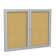 Enclosed Cork Boards Enclosed Cabinet Cork Bulletin Board