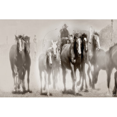The Chase III by David Drost - Wrapped Canvas Art Prints