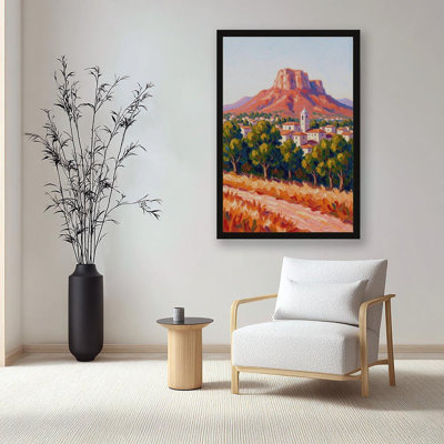 Canvas Wall Art Landscape La Gaude Vintage Poster Print Home Decor