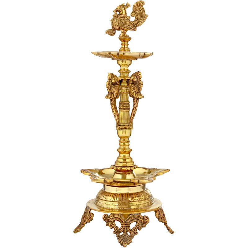 20'' Novelty Floor Lamp, Brass