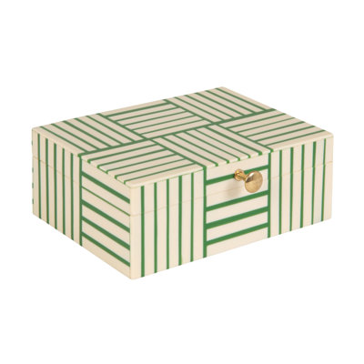 Boîte de rangement en résine Jona