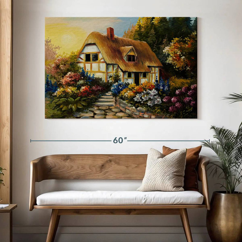 Paysage de maison de fée Lilie, H 34 po x l 51 po