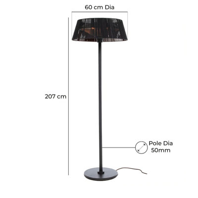 Electric Standing Patio Heater