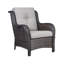 Chaises de patio en osier avec coussins Deb-595934961