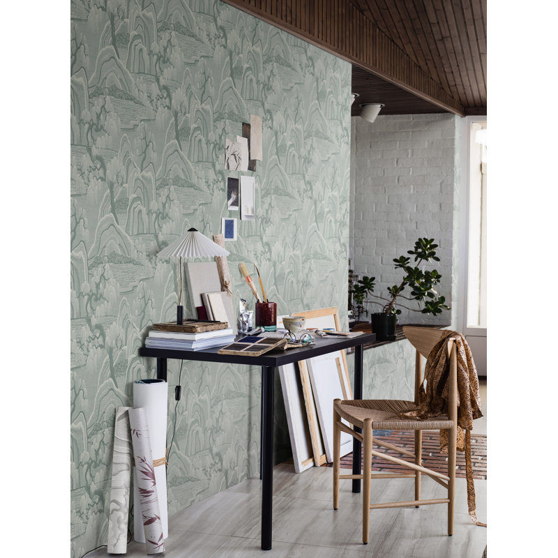 Boråstapeter Indigo Garden Wallpaper, Mineral