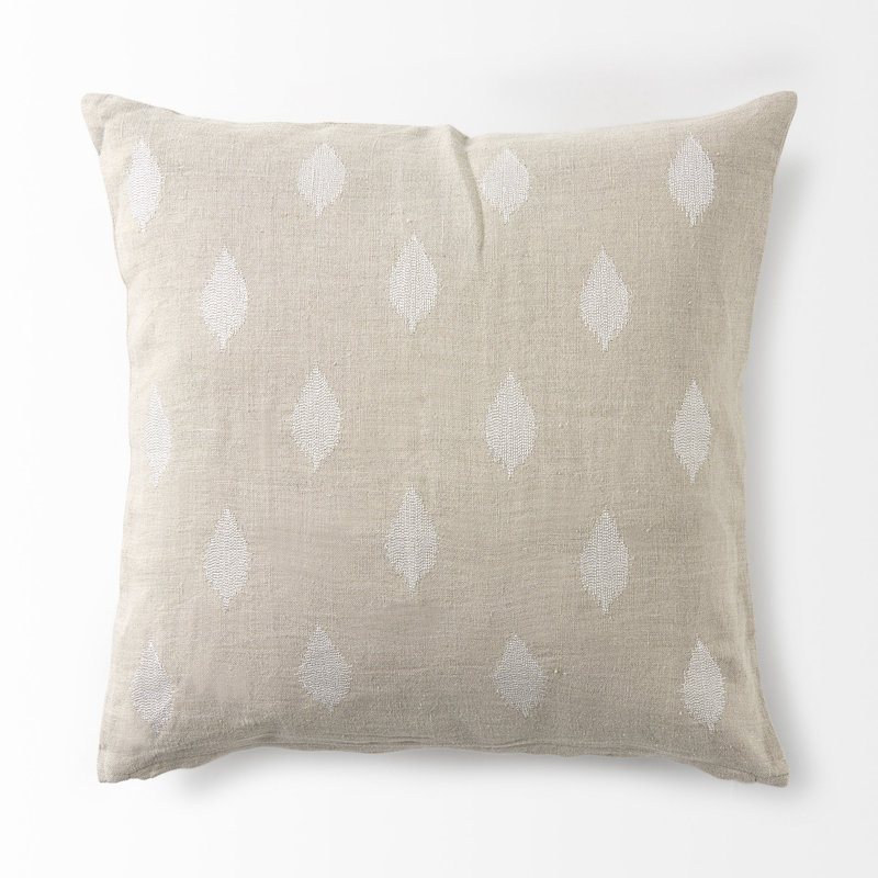 Housse de coussin carré en lin Soma