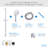 Versa Full Adjustable Shower Head-90871346