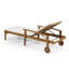 Chaise longue simple, chaise longue d'extérieur, chaise longue pour patio-597099036