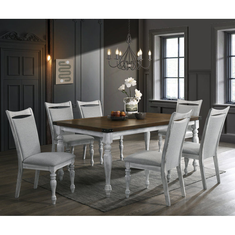 Arntraud 6 - Person Four Leg Dining Set