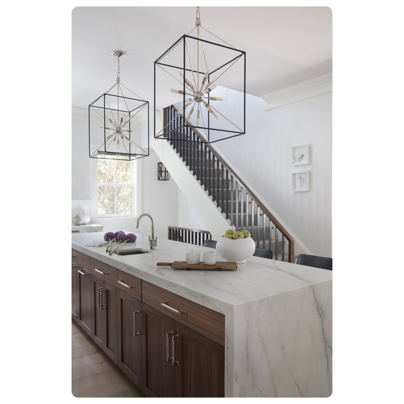 Glendale 13 Light Lantern, Polished Nickel