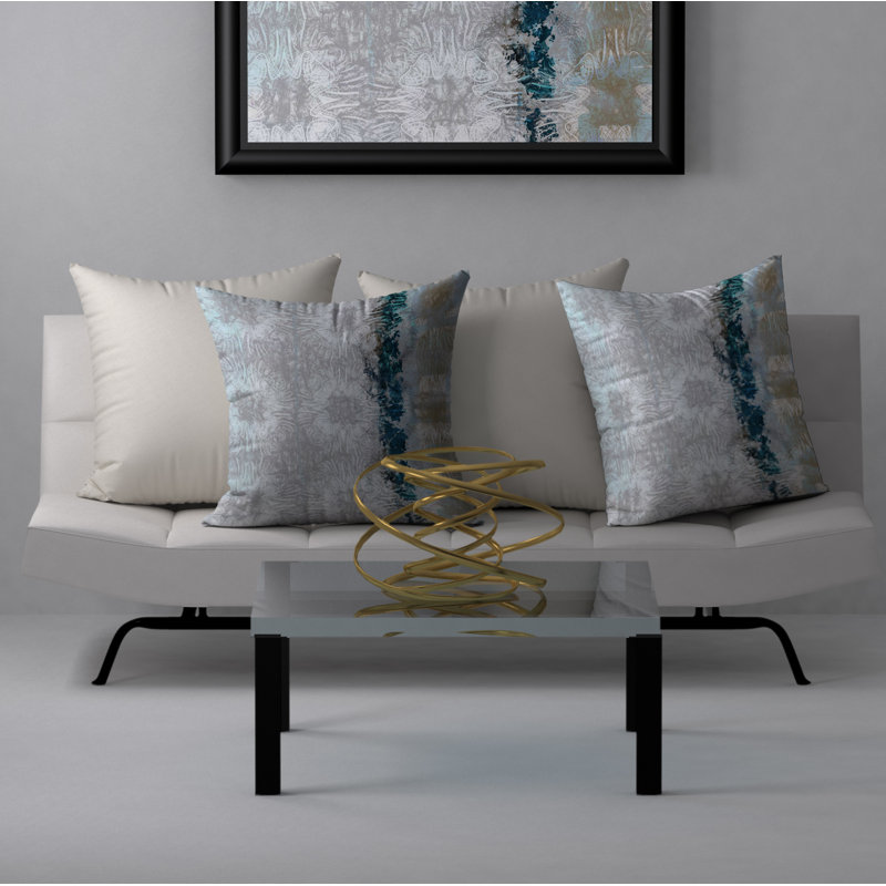 Housse de coussin carrée/insert, 24 po x 24 po
