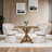 Contemporary Round Dining Table Set With Upholstered Swivel Chairs-1624879195-1624879194-1624879193