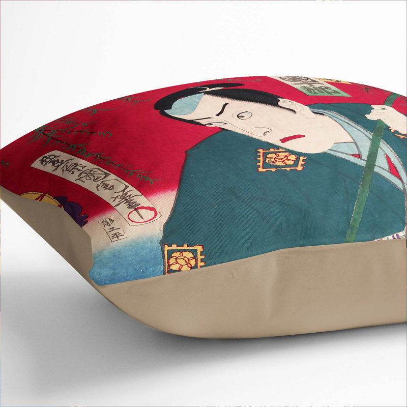Square Throw Cushion, Stone, 55cm H x 55cm W x 20cm D