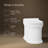 Claude by Studio McGee One-Piece Elongated Smart Toilet, Dual-Flush-128981837