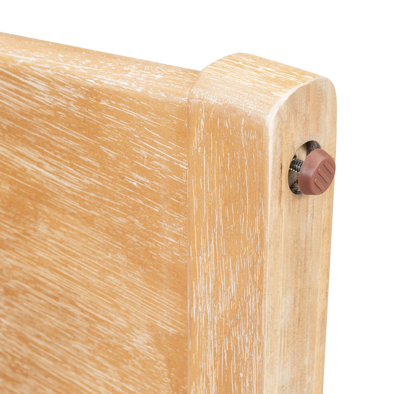 6 pièces de style rustique avec table rectangulaire, 4 chaises rembourrées en lin et 1 banc rembourré pour les dîners intimes